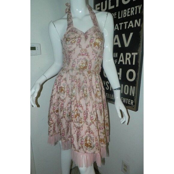 Innocent World Dress Pink Deer Bambi Halter Cosplay Tulle Size X-Small/Small - Picture 1 of 9